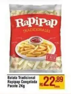 Batata Tradicional Rapipap Congelada Pacote 2Kg