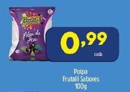 Arena Atacado Polpa Frutali Sabores 100g oferta