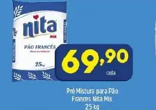 Pre Mistura para Pao Frances Nita MIx 25kg