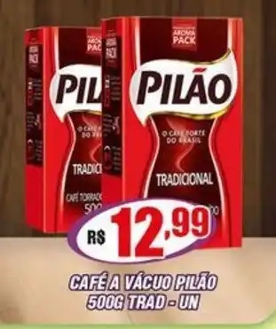 CAFÉ A VÁCUO PILÃO 500G TRAD-UN