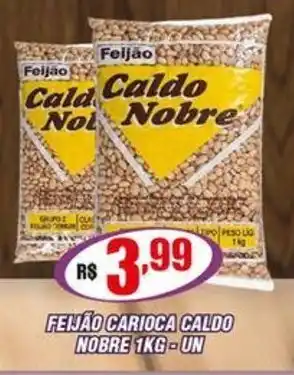 Violeta Supermercados FEIJÃO CARIOCA CALDO NOBRE 1KG-UN oferta