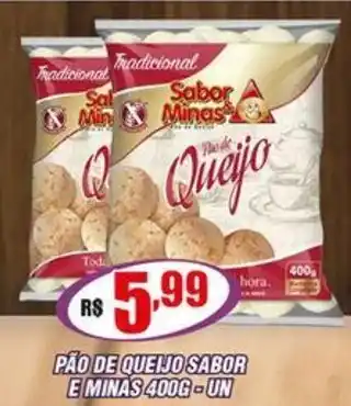 Violeta Supermercados PÃO DE QUEIJO SABOR E MINAS 400G-UN oferta