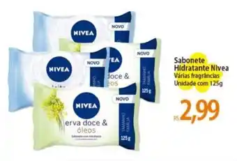 Atacadão Sabonete Hidratante Nivea Várias fragrâncias Unidade com 125g oferta