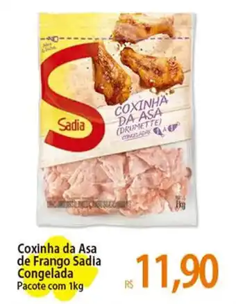 Atacadão Coxinha da Asa de Frango Sadia Congelada Pacote com 1kg oferta