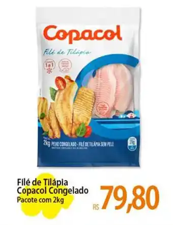 Atacadão Filé de Tilápia Copacol Congelado Pacote com 2kg oferta