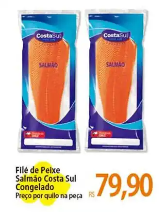 Atacadão Filé de Peixe Salmão Costa Sul Congelado Preço por quilo na peça oferta