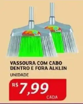 Assaí Atacadista VASSOURA COM CABO DENTRO E FORA ALKLIN UNIDADE oferta