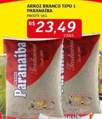Assaí Atacadista ARROZ BRANCO TIPO 1 PARANAÍBA PACOTE 5KG oferta