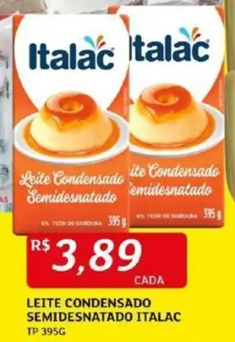 Assaí Atacadista LEITE CONDENSADO SEMIDESNATADO ITALAC TP 395G oferta
