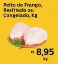 Supermercados Bretas Peito de Frango, Resfriado ou Congelado, Kg oferta