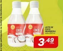 GBarbosa Leite de coco gbarbosa vidro 200 ml oferta