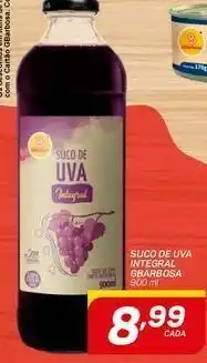 GBarbosa Suco de uva integral gbarbosa 900 ml oferta