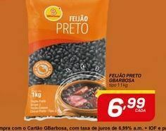 GBarbosa Feijão preto gbarbosa tipo 1 1 kg oferta