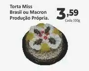 Peruzzo Torta miss brasil ou macron produção própria. oferta