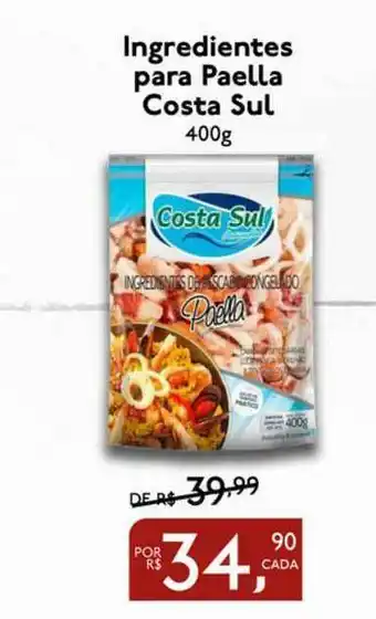Ingredientes Para Paella Costa 400g