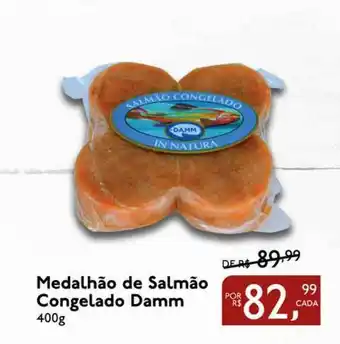 Perini Medalhão De Salmão Congelado Damm 400g oferta