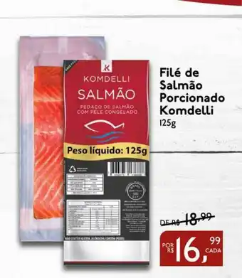 Perini Filé De Salmão Porcionado Komdelli 125g oferta