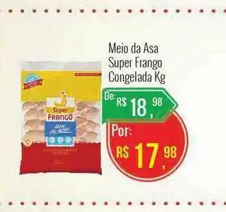 Mart Minas Meio Da Asa Super Frango Congelada 1kg oferta