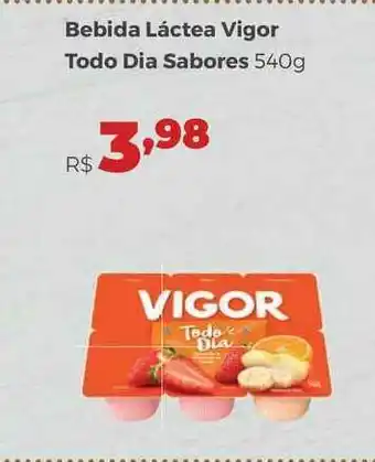 Villarreal Supermercados Bebida Láctea Vigor Todo Dia Sabores 540g oferta