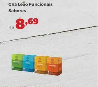 Villarreal Supermercados Chá Leão Funcionais Sabores oferta