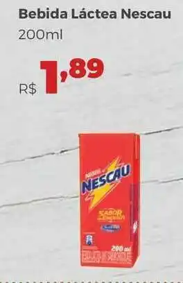 Villarreal Supermercados Bebida Láctea Nescau 200ml oferta