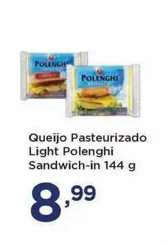 Queijo Pasteurizado Light Polenghi Sandwich-in 144g