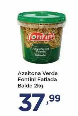Azeitona Verde Fontini Fatiada Balde 2kg