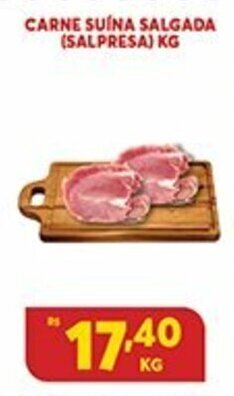 Atacadão Centro Sul Carne Suina Salgada (Salpresa) 1kg oferta
