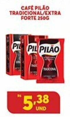 Atacadão Centro Sul Cafe Pilao Tradicional/ Extra Forte 250g oferta