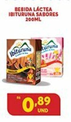 Atacadão Centro Sul Bebida Lactea Ibituruna Sabores 200ml oferta