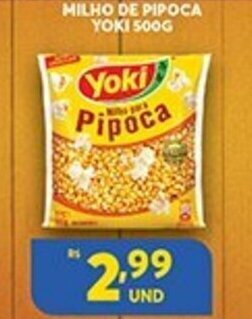 Atacadão Centro Sul Milho de pipoca Yoki 500g oferta