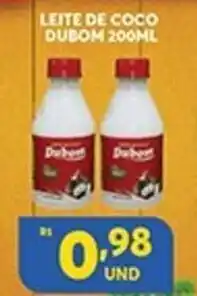 Atacadão Centro Sul Leite de Coco Dubom 200ml oferta