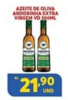 Atacadão Centro Sul Azeite de Oliva Andorinha Extra Virgem VD 500ml oferta