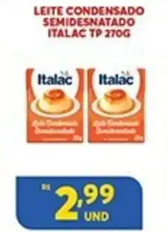 Atacadão Centro Sul Leite Condensado Semidesnatado Italac TP 270g oferta