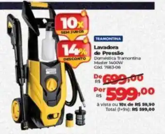 Lojas Becker TRAMONTINA Lavadora de Pressão oferta