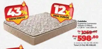 Lojas Becker Colchão oferta