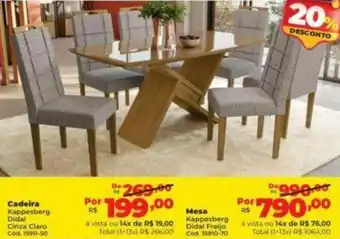 Lojas Becker Cadeira Kappesberg Didal oferta