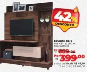 Lojas Becker Estante Colt L: 1.60m oferta