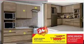 Lojas Becker Cozinha Modulada Maxxi 4 Peças oferta