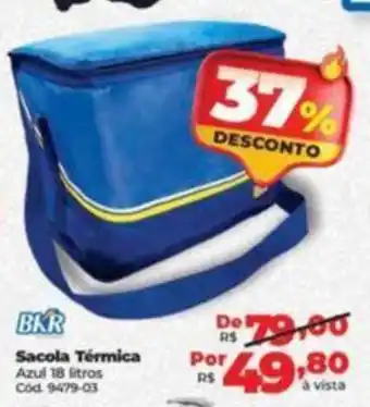 Lojas Becker BKR Sacola Térmica oferta