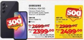 Lojas Becker SAMSUNG Galaxy A54 5G 128GB oferta