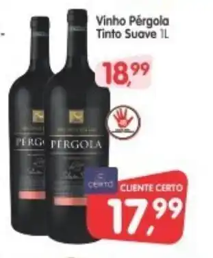 Cercadão Vinho Pergola Tinto Suace 1L oferta