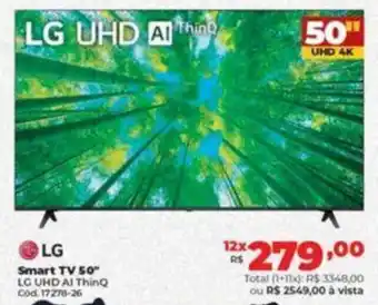 Lojas Becker LG Smart TV 50" oferta