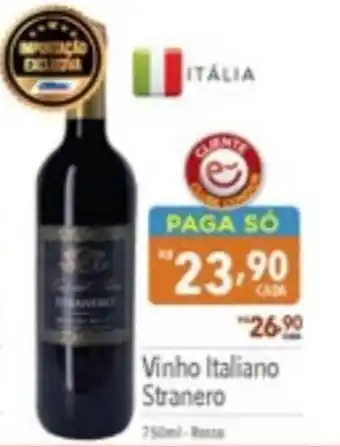 Supermercados Condor Vinho Italiano Stranero 750ml oferta