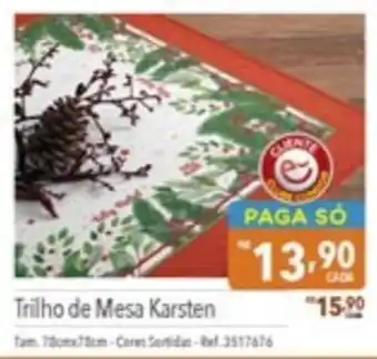 Supermercados Condor Trilho de Mesa Karsten oferta