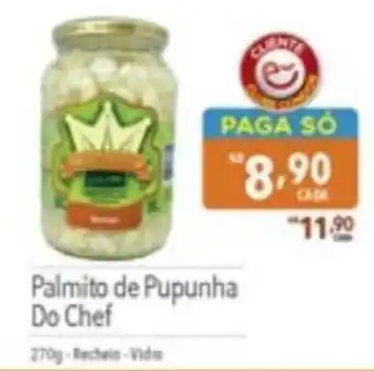 Supermercados Condor Palmito de Pupunha Do Chef 270g-Recheio-Vidro oferta