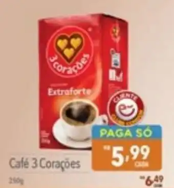 Supermercados Condor Café 3 Corações 250g oferta
