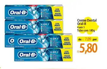 Atacadão Creme Dental Oral-B 4 em 1 Tubo com 180g oferta