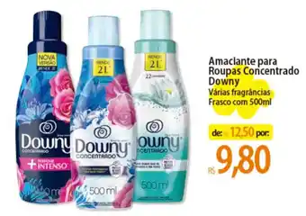 Atacadão Amaciante para Roupas Concentrado Downy Várias fragrâncias Frasco com 500ml oferta