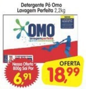 Detergente po Omo Lavagem Perfeito 2.2kg